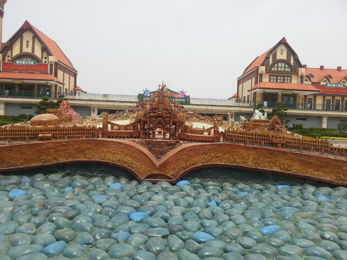 歐樂堡書型沙盤細節